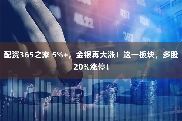 配资365之家 5%+，金银再大涨！这一板块，多股20%涨停！